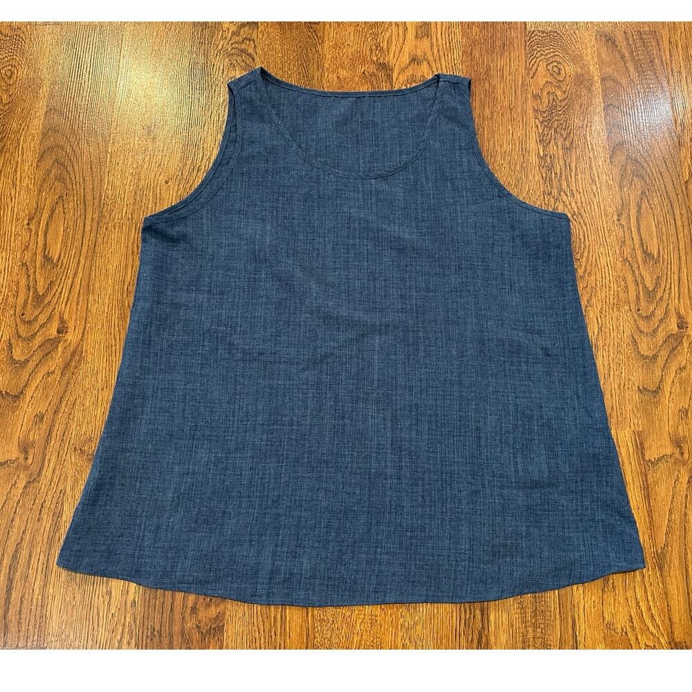 Emery Rose Women’s Casual Tank Top Indigo Blue Size XL – NWT Layering Piece